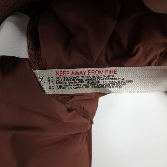 NEW Free People Pippa Packable Pullover Puffer Jacket Hoodie Brown Boho Gorpcore - Picture 9 of 10